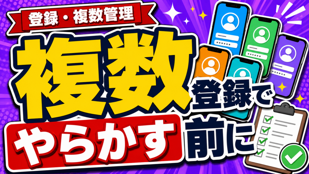 出会い系サービスの登録前確認を整理するアイキャッチ